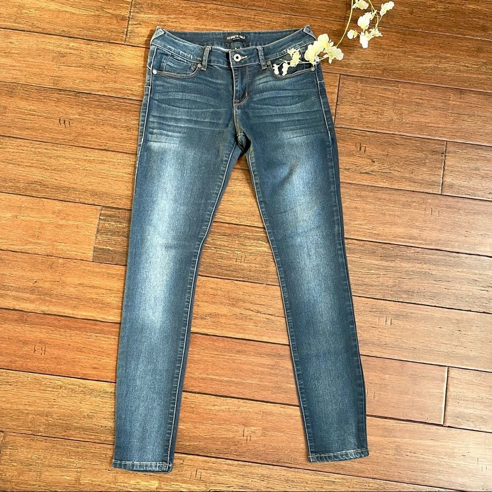 Kenneth Cole New York Skinny Jeans Ankle Length Dark Wash
